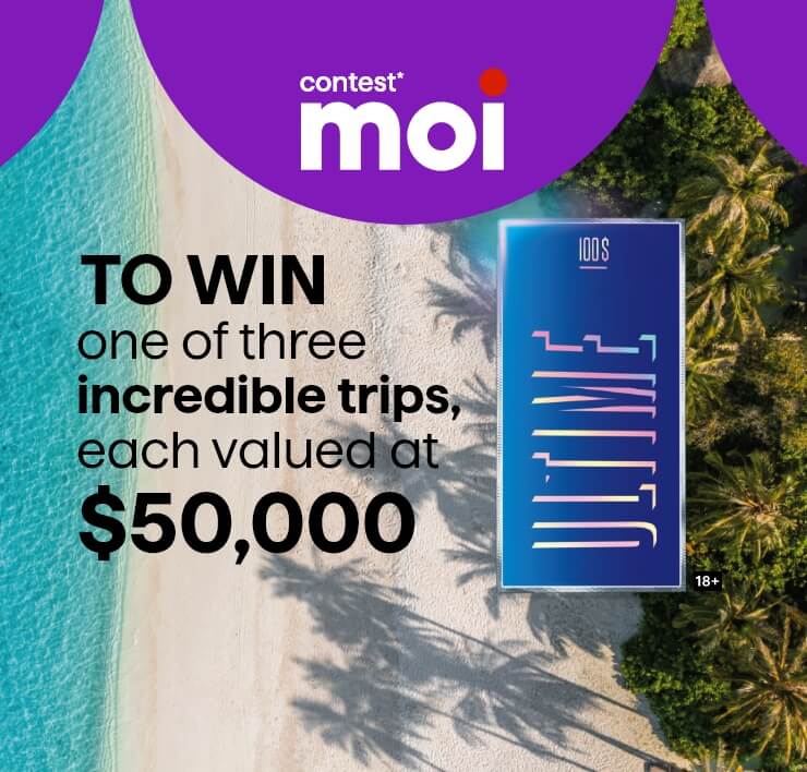 Contest Moi - To win one of three incredible trips, each valued at $50,000 - Ultime