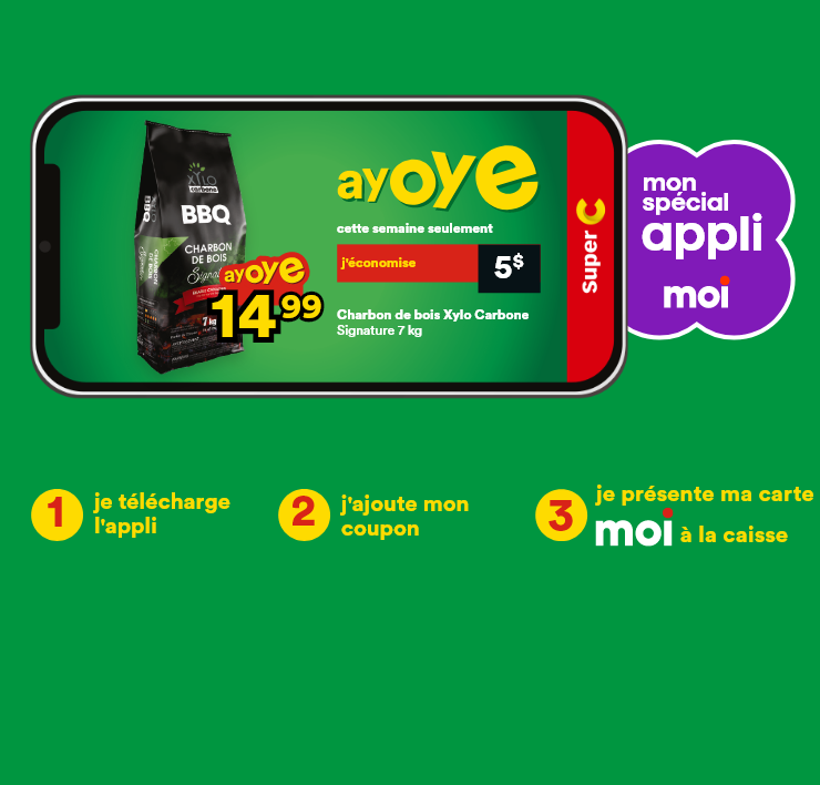 Comment accumuler jusqu'à 26X plus de points avec Moi? - En ajoutant mes coupons chaque semaine