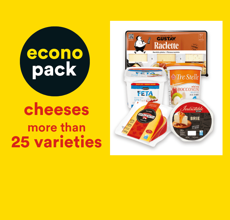Econo pack - Cheeses more than 25 varieties