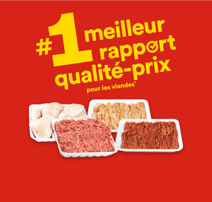 le meilleur rapport qualité prix pour les viandes