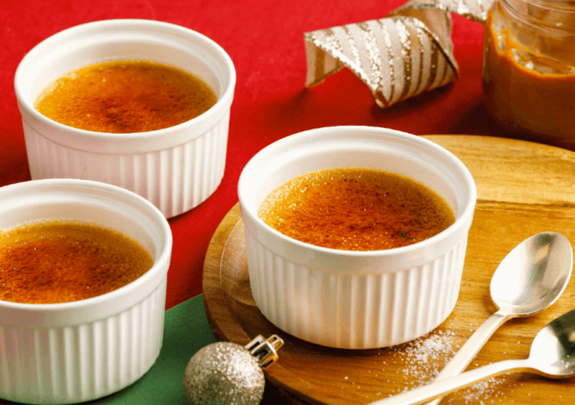 Dulce de leche crème brulée