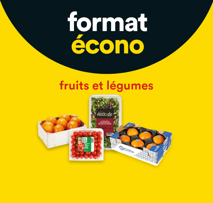 Format écono - Fruits et légumes