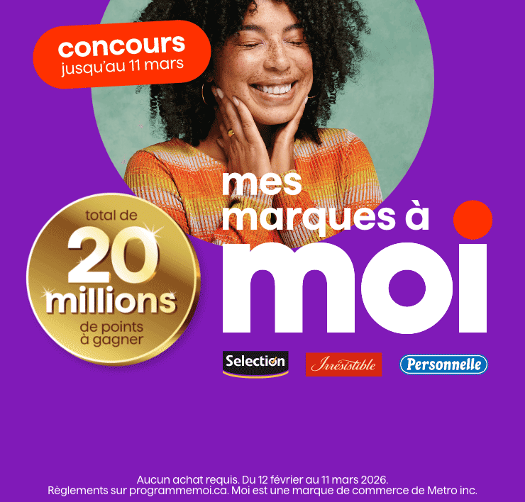 Concours mes marques à Moi: Selection, Irrésistible, Personnelle jusqu'au 11 mars - Total de 20 millions de points à gagner