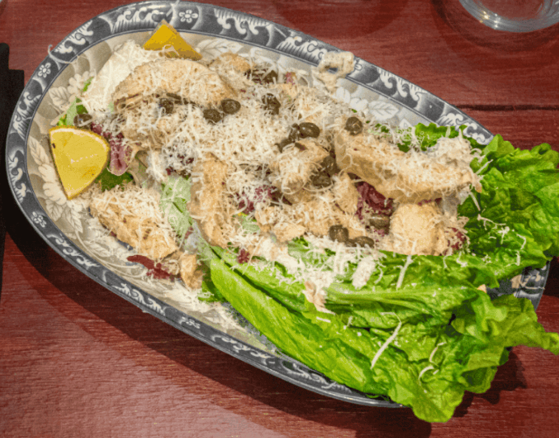 Découvrir la recette de la salade césar au poulet avec vinaigrette maison