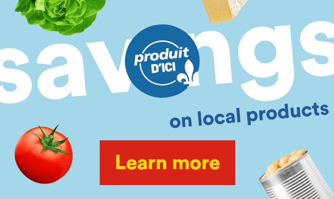 Savings on local products - Learn more