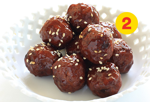 Idée #2 pour cuisiner le bœuf haché: Boulettes de viande asiatiques faciles