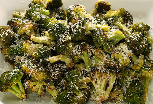 Cuisson du brocoli au four