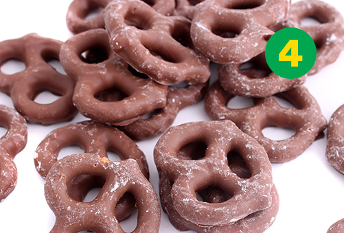 Idée dessert: Bretzels au chocolat