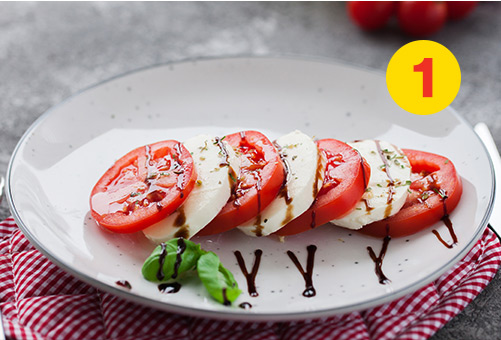 Idée 1: Tomate mozzarella