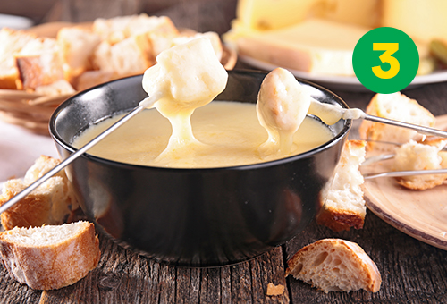 Une fondue au fromage réinventée