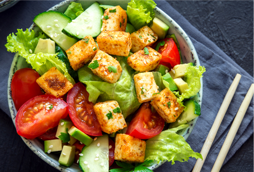 Salade de tofu