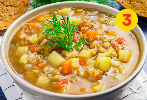 Une soupe-repas aux lentilles qui réchauffe le cœur