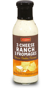 Suggestion 5: Essayez la vinaigrette Ranch aux trois fromages en sauce