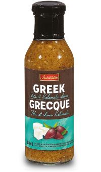 Suggestion 4: Voyagez dans le confort de votre cuisine avec la vinaigrette Grecque fêta et olives Kalamata