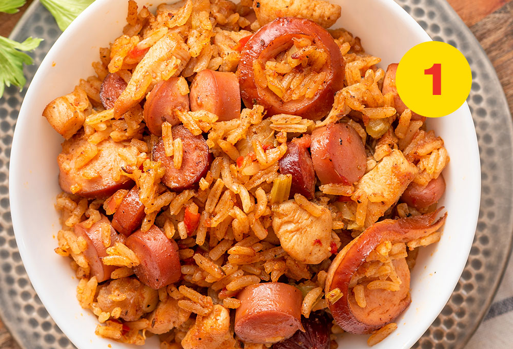 Idée recette: Riz style « italien » aux saucisses