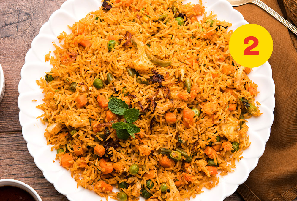 Idée recette: Riz végétarien d’inspiration indienne