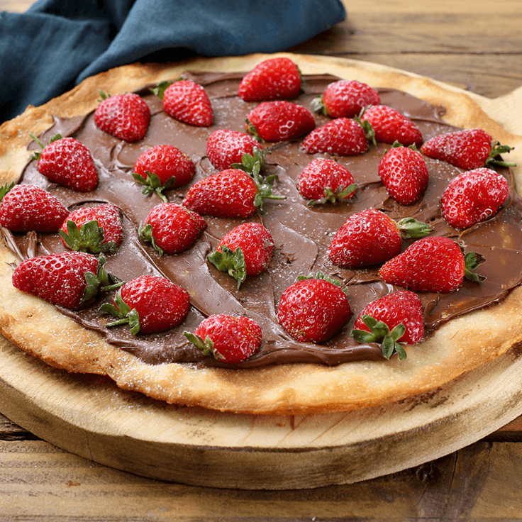 pizza choco-fraises