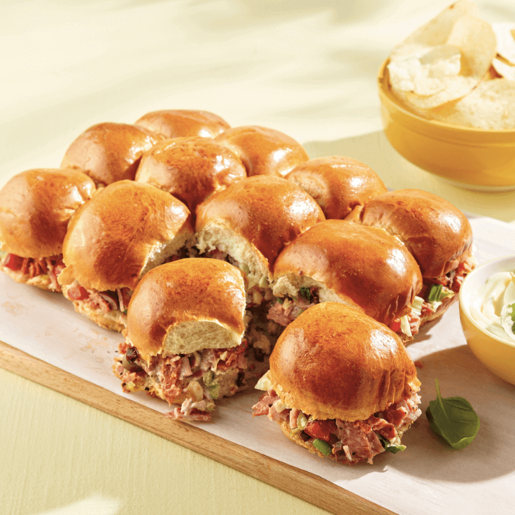 sous-marins italiens (chopped sandwich sliders)