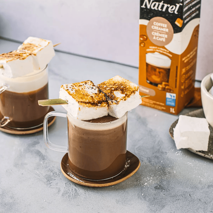 old-fashioned salted caramel hot chocolate