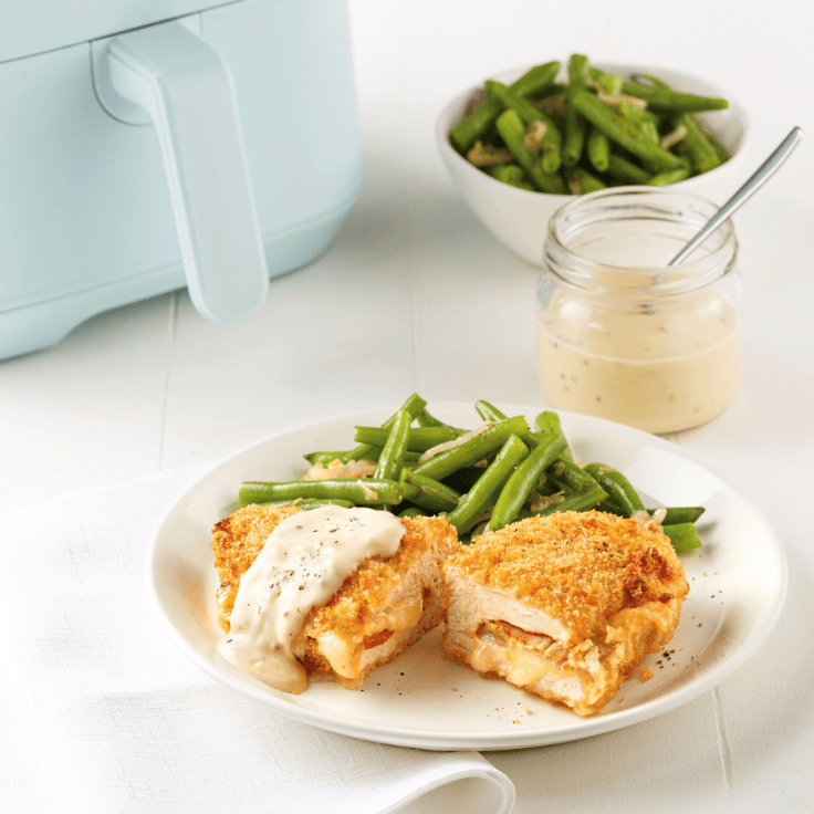poulet cordon bleu au air fryer
