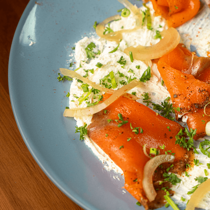 gravlax de saumon