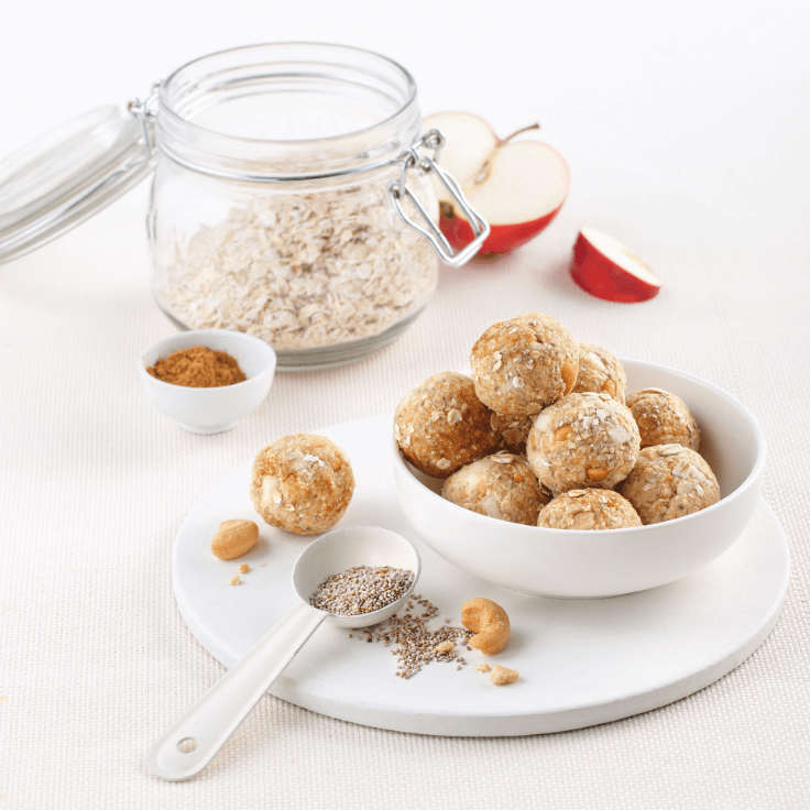 boules d’énergie pommes et cannelle