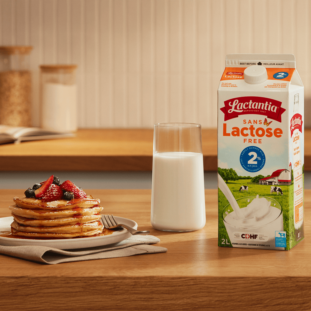 lactose-free strawberry shortcake pancakes