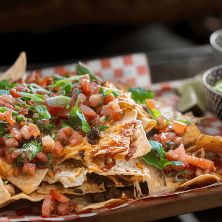 nachos gourmands au bœuf 