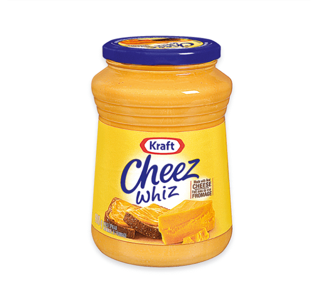 Produit: Préparation de fromage fondu Cheez Whiz Kraft