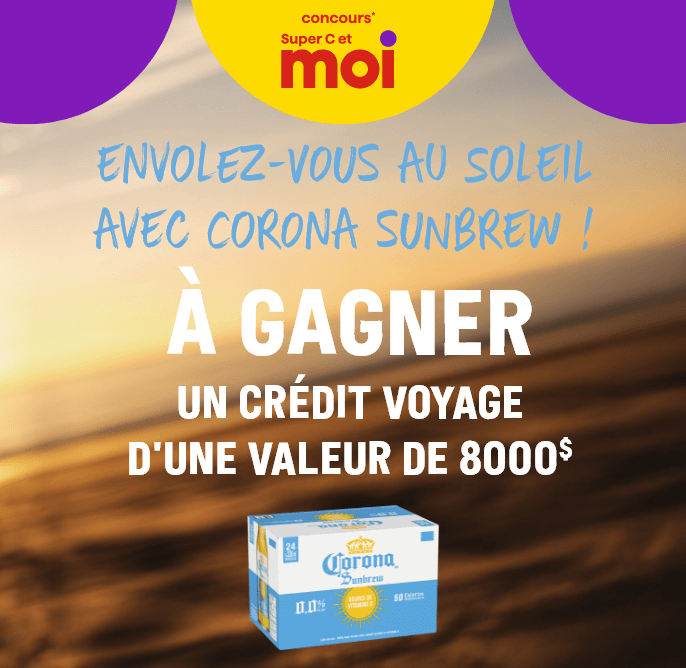 Concours Envolez-vous au soleil avec Corona Sunbrew