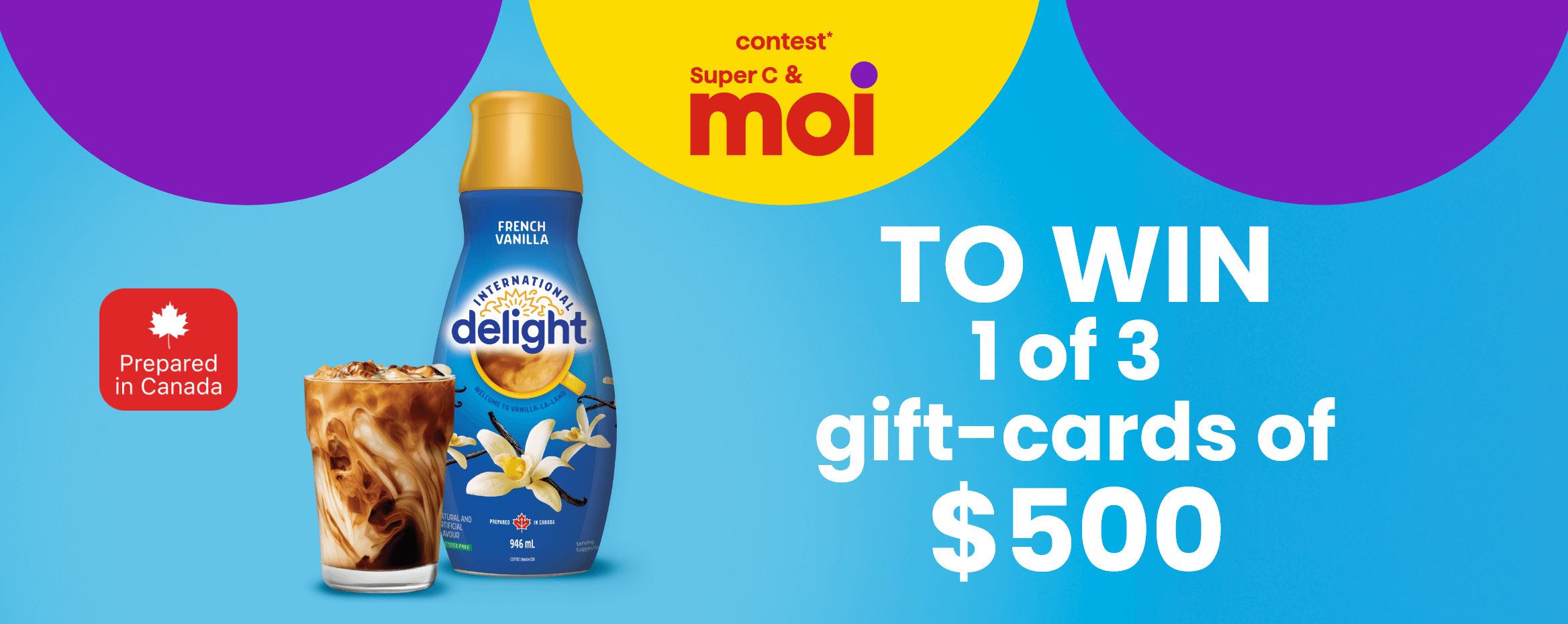 Contest* Super C & moi - to win 1 of the 3 gift-cards of $500