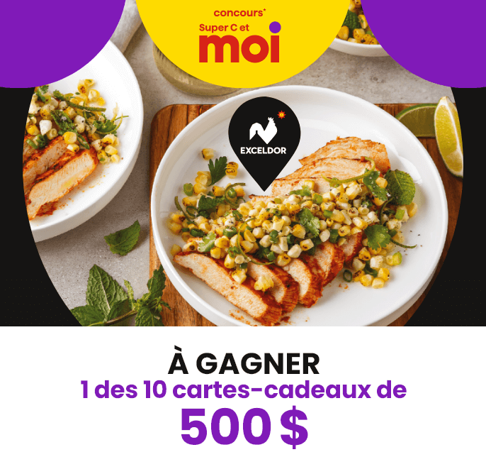 À GAGNER 1 des 10 cartes-cadeaux de 500 $