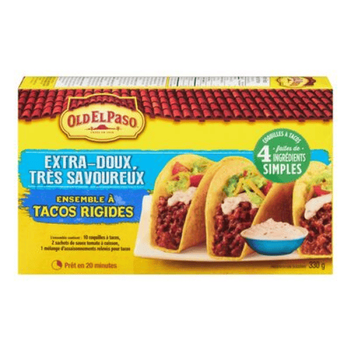 Produit: Ensemble à tacos, Extra doux