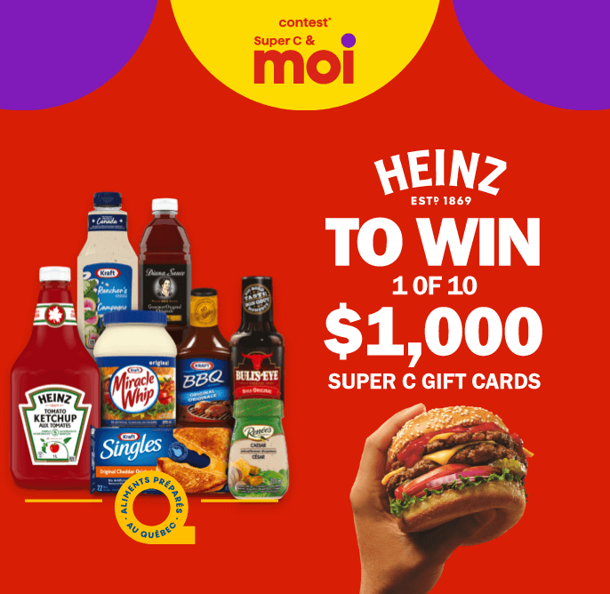 TO WIN 1 of 10 $1,000 Super C gift cards