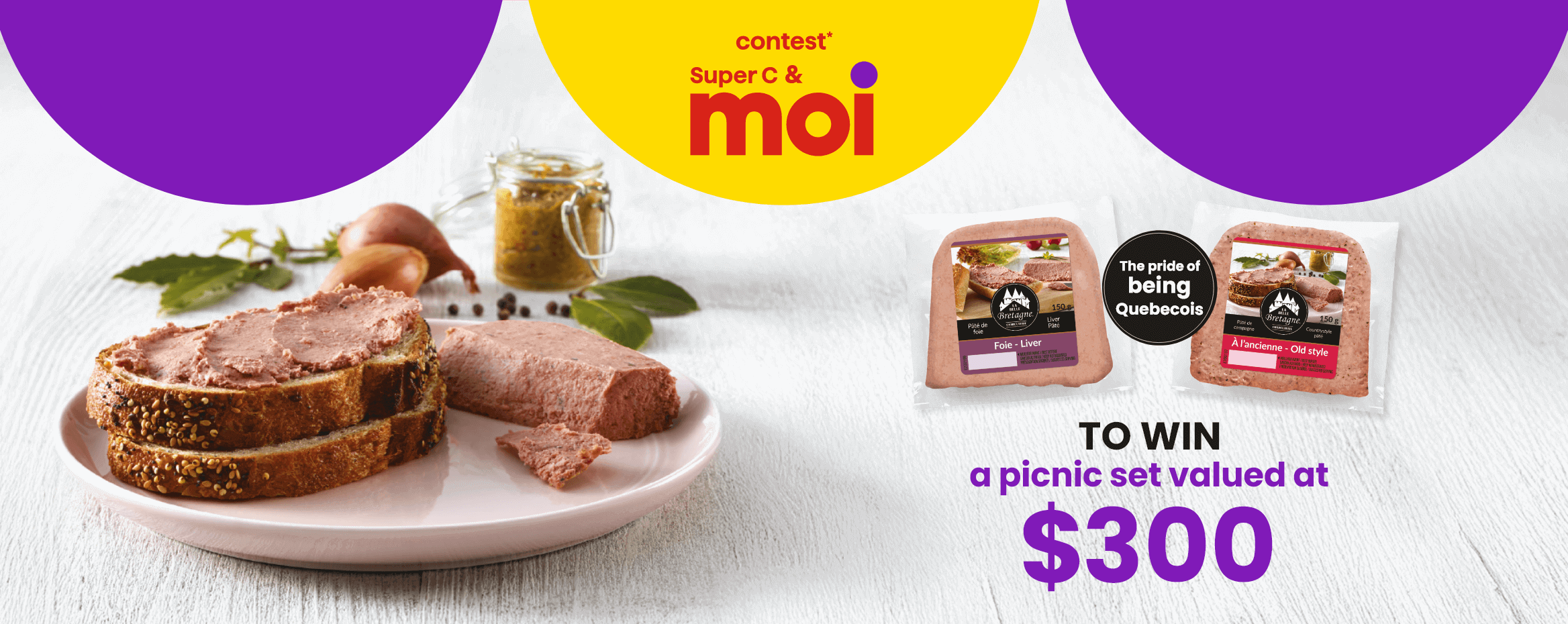 Contest* Super C & Moi - La Belle Bretagne - The pride of being Quebecois - TO WIN a picnic set valued at $300