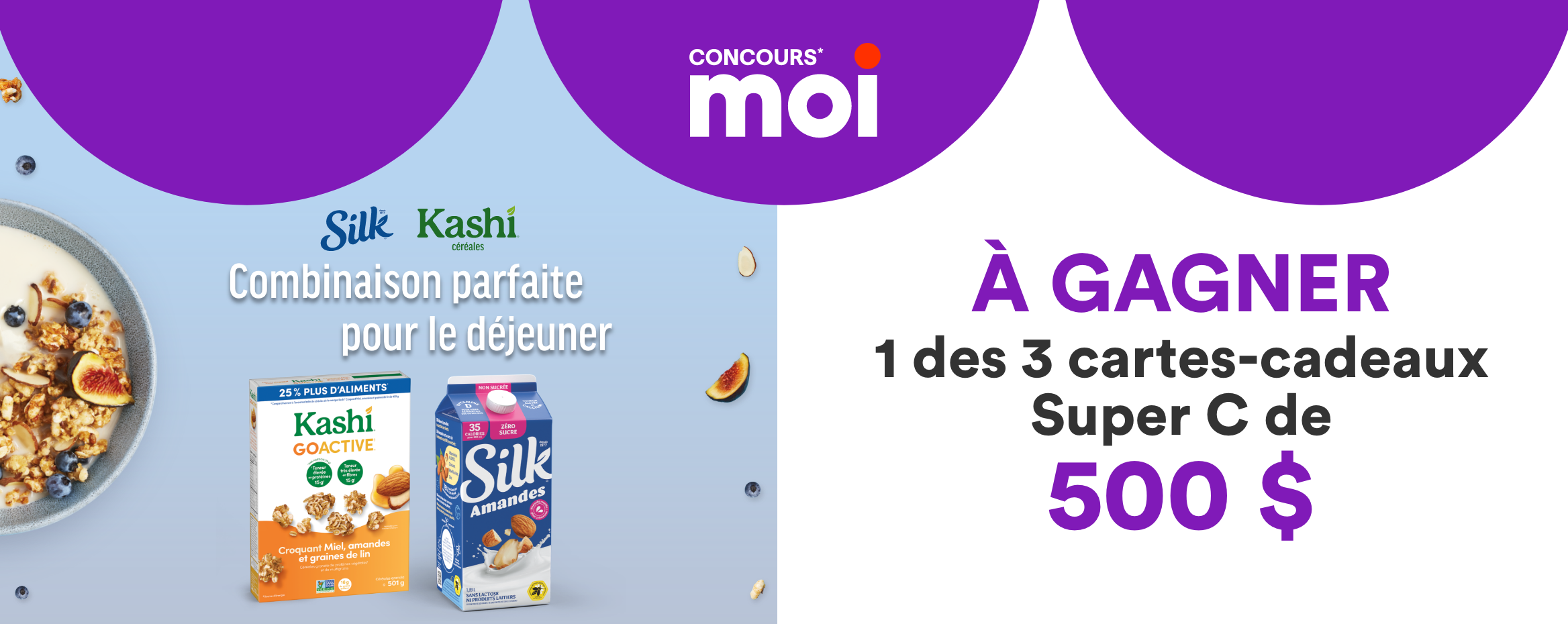 Concours* Moi - Doublez le plaisir - À gagner  1 des 3 cartes-cadeaux Super C de 500 $