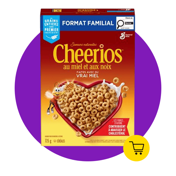 Produit : Céréales au miel et aux noix, Format économique