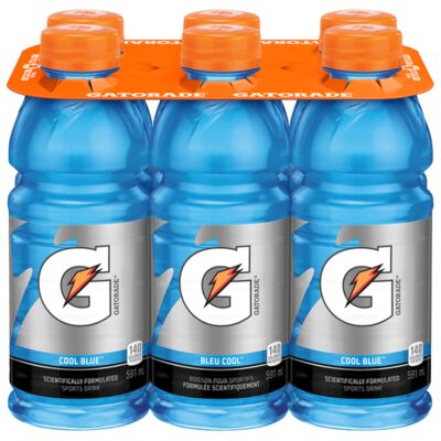 Produit: Boissons sportives à saveur Bleu cool