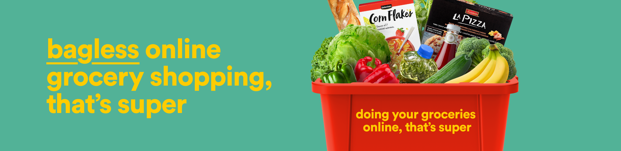 bagless online grocery shopping, that's super