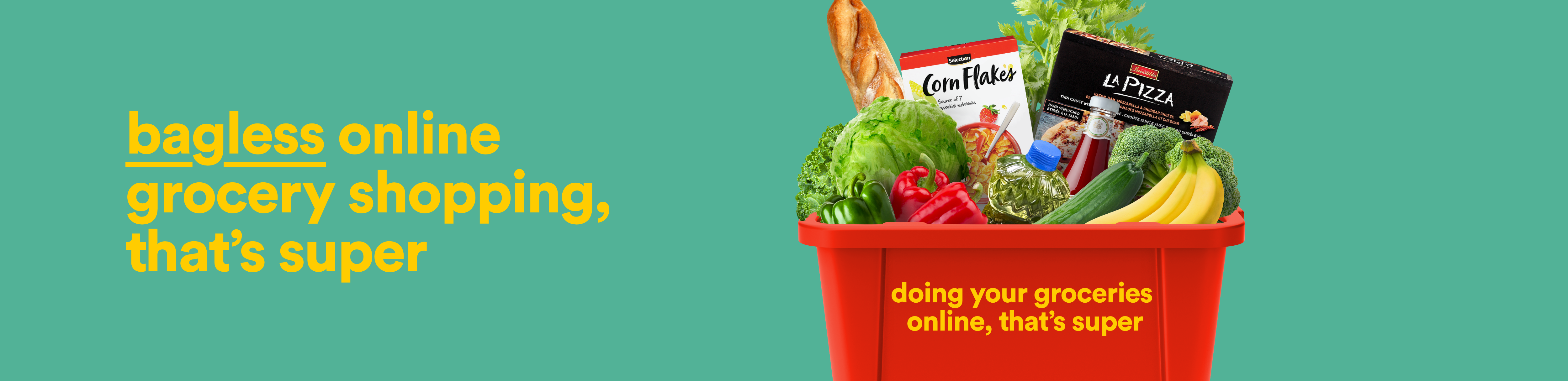 bagless online grocery shopping, that's super