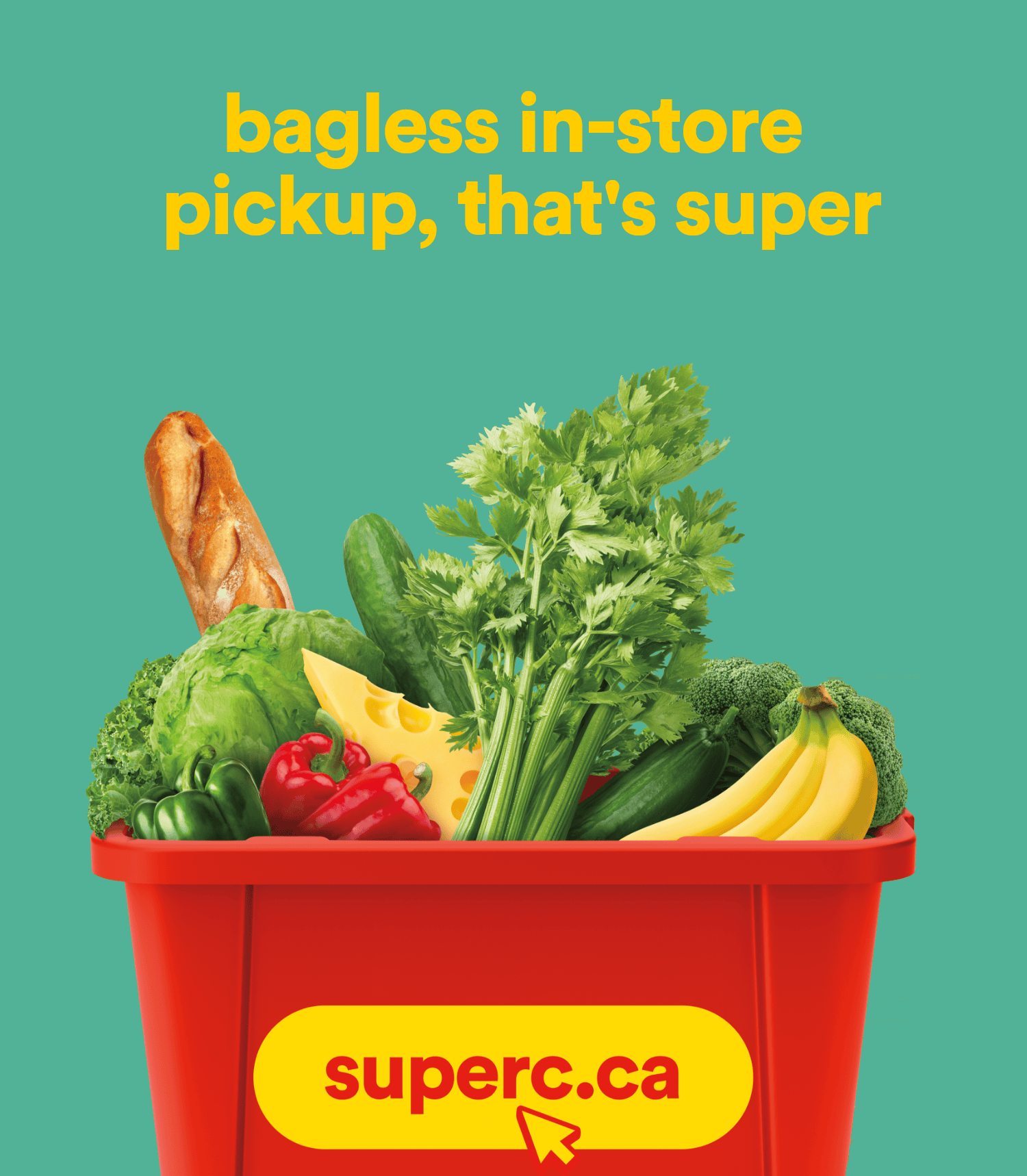 bagless in-store pickup, that's super