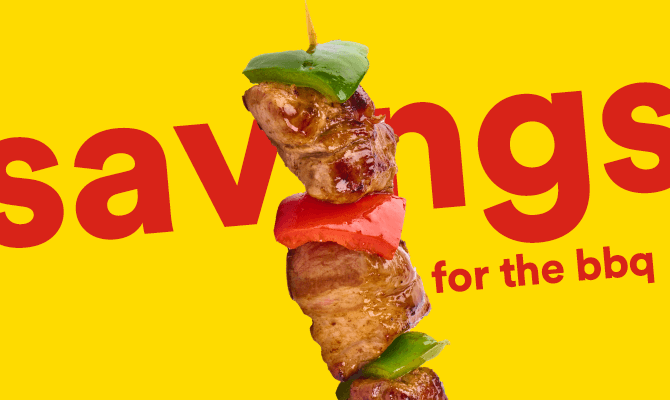 savings for the bbq