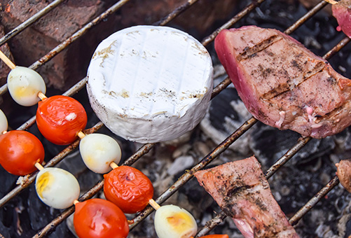 Le brie super fondant sur le grill