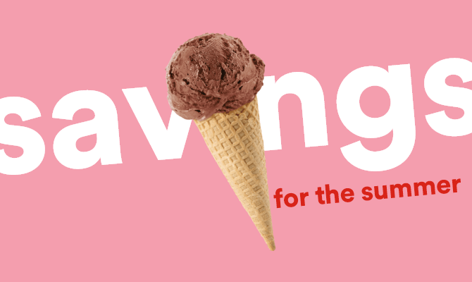 savings for the summer