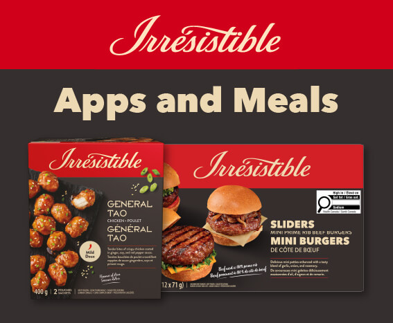 Irresistible - Apps and Meals
