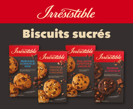 Irrésistible - Biscuits sucrés