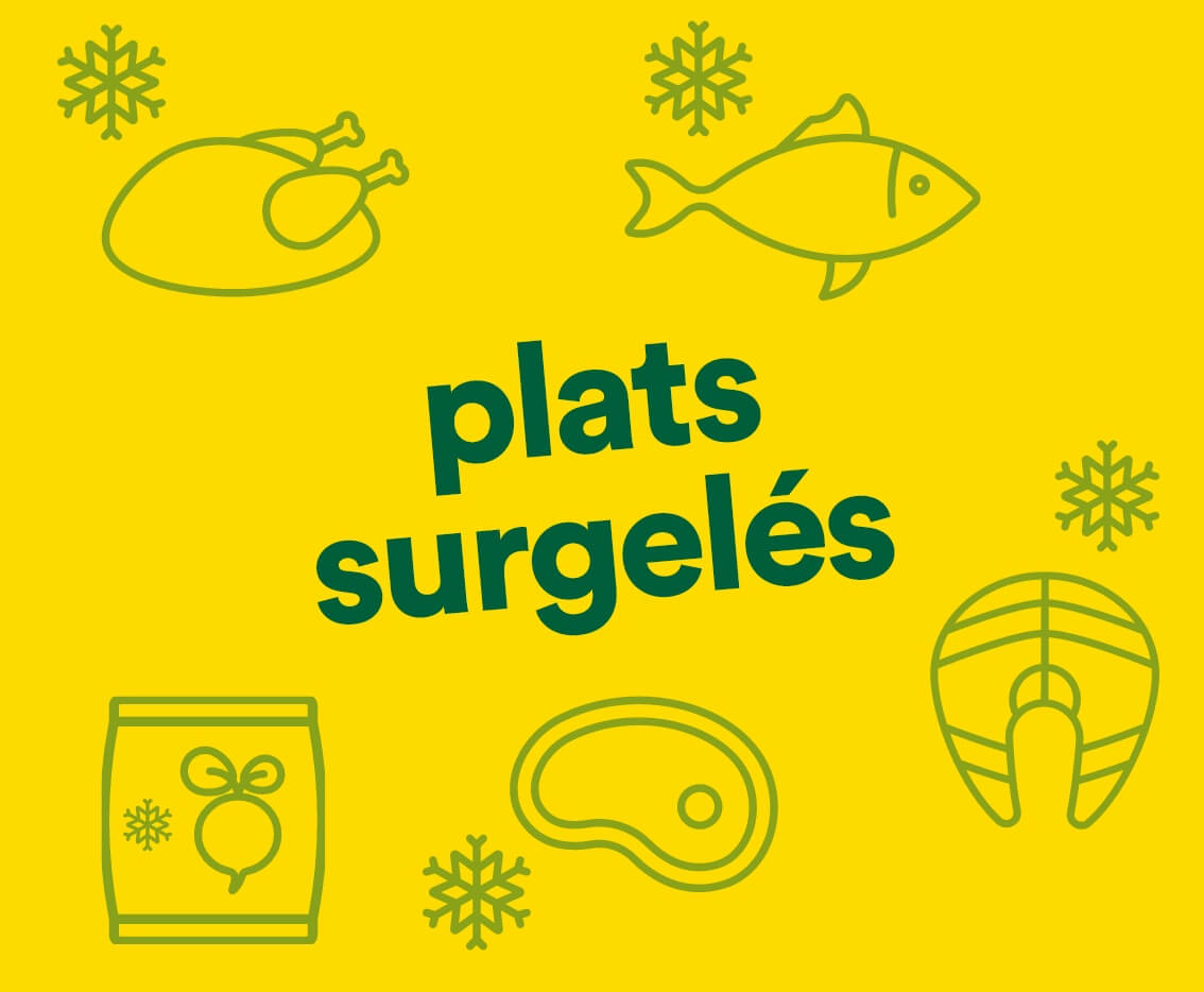 Plats surgelés