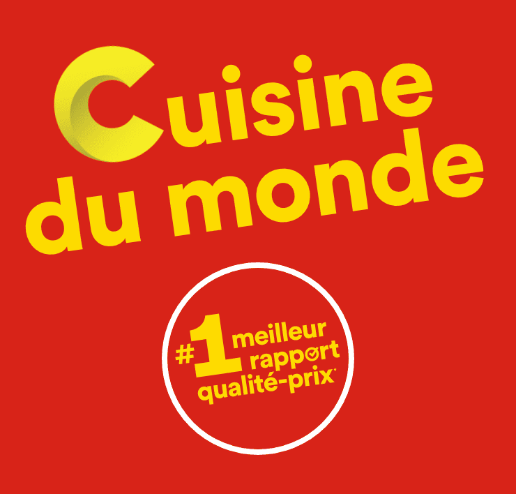 Cuisine du monde - #1 meilleur rapport qualité-prix*