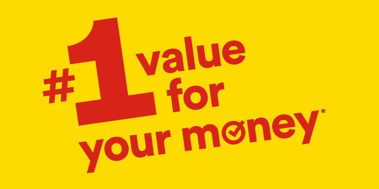 #1 value for your money