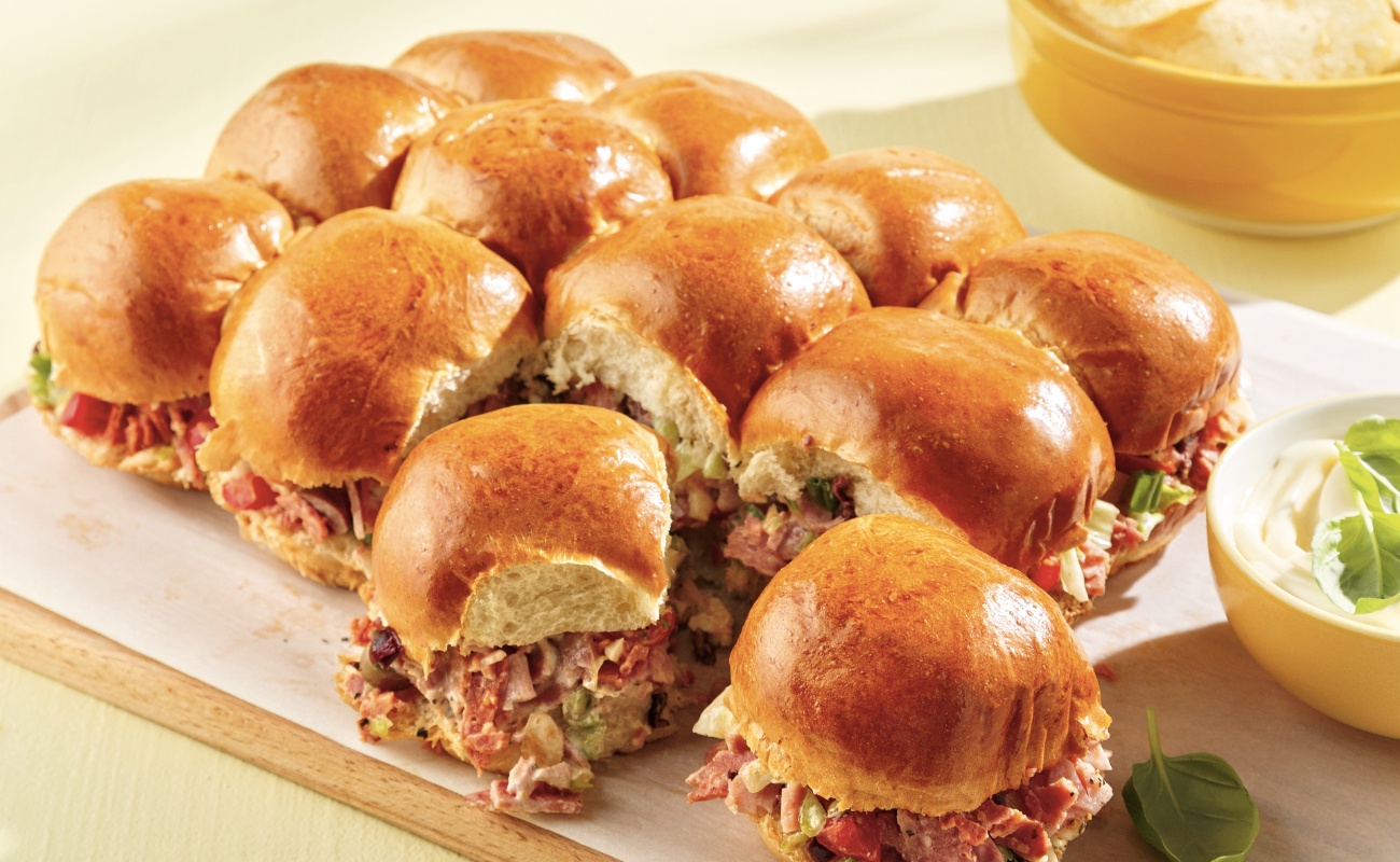 sous-marins italiens (chopped sandwich sliders)